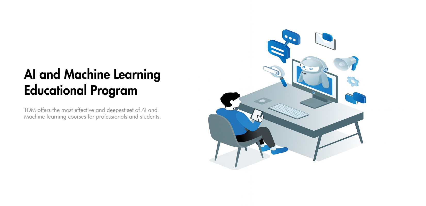 AI and machine learning educational program for professionals and students